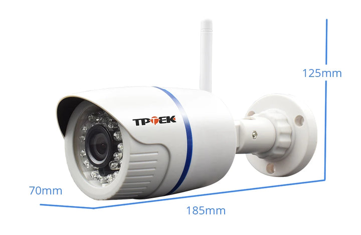 Câmara de Vigilância Wi-Fi Exterior 4MP com Visão Noturna e Deteção de Movimento