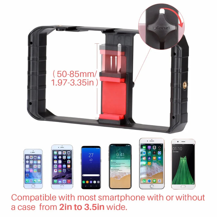 Suporte Cage para Telemóvel Ulanzi U-Rig Pro – Estabilizador Profissional para Filmagens e Vlogging com Smartphone