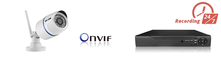 Câmara de Vigilância Wi-Fi Exterior 4MP com Visão Noturna e Deteção de Movimento