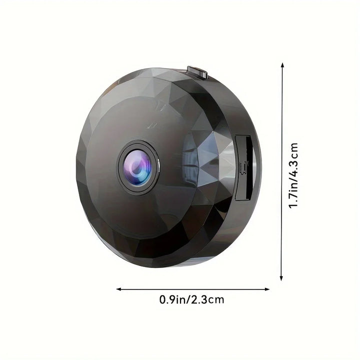 Mini Câmara Wi-Fi 1080P com Visão Noturna e Deteção de Movimento