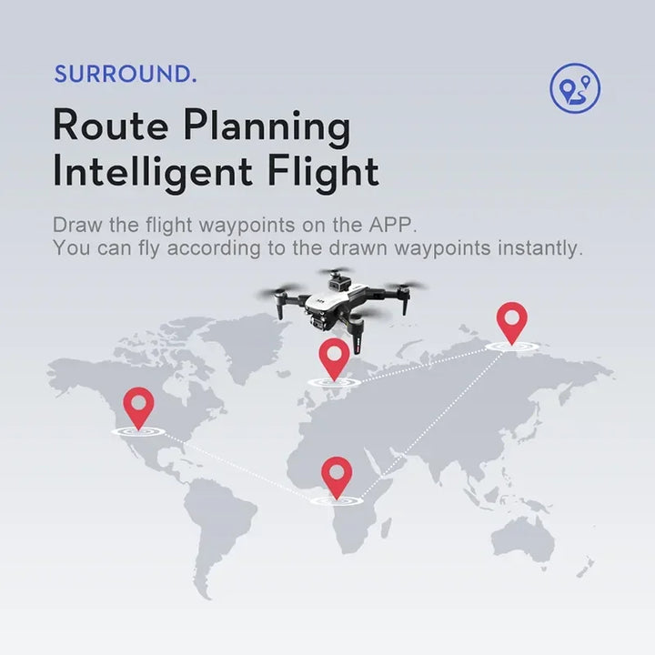 Drone Lenovo S2S 8K com Câmera Dupla, GPS e Evitação de Obstáculos 360º – Drone Profissional Brushless com 45min de Voo e Estabilização EIS