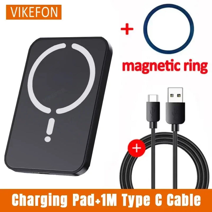 Suporte Carregador Wireless Magnético 100W para Carro – Compatível com iPhone 16/15/14/13/12 Pro Max – Suporte de Saída de Ar com Carregamento Rápido