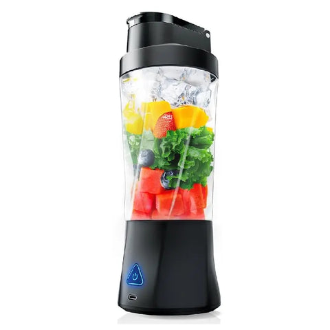 Liquidificador Portátil Recarregável USB 500ml para Smoothies e Sumos