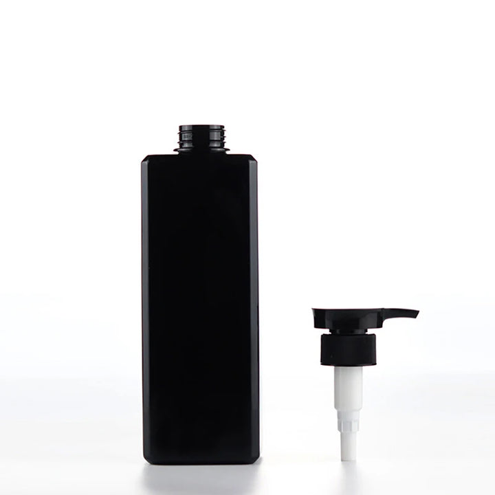 Kit de 1/2/4 Dispensadores de Sabão Líquido 500ml – Garrafa Plástica Reutilizável com Bomba para Banheiro e Cozinha