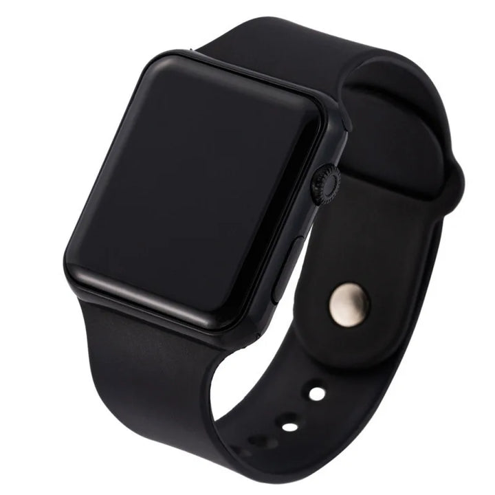 Relógio Digital LED Unissexo com Pulseira de Silicone – Estilo Desportivo e Casual