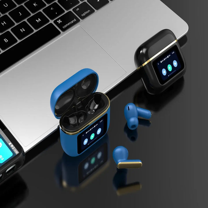 Xiaomi Wireless Headset com Ecrã Tátil e Cancelamento Ativo de Ruído | Som Super Bass e Áudio Premium