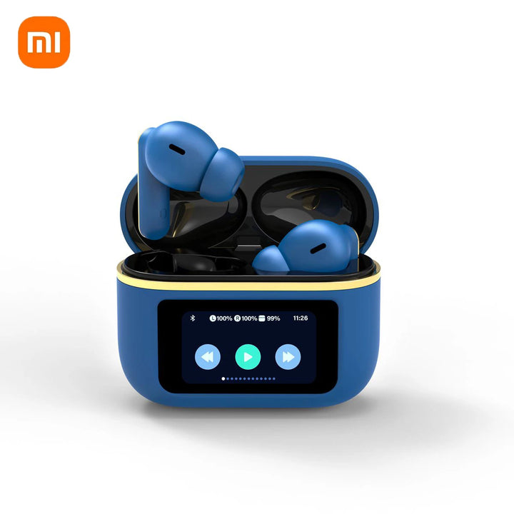 Xiaomi Wireless Headset com Ecrã Tátil e Cancelamento Ativo de Ruído | Som Super Bass e Áudio Premium