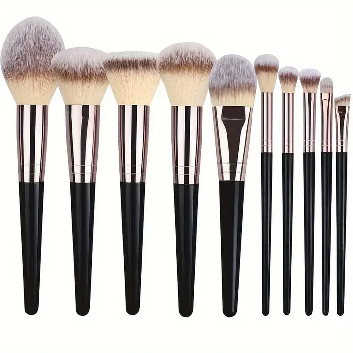 Conjunto de Pincéis de Maquilhagem Profissionais 3 a 20 Peças – Pincéis Suaves para Olhos, Base e Blush