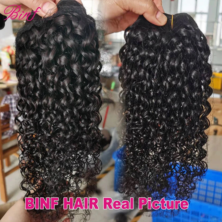 Extensões de Cabelo Humano Curly Pissy/Funmi/Pixie 10"-26" – Cabelo Remy Brasileiro ou Birmanês, Duplo Weft, 1 a 4 Bundles