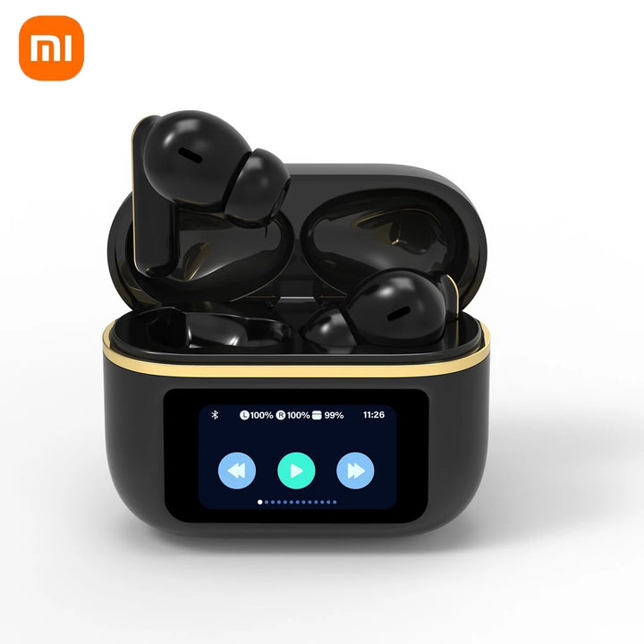 Xiaomi Wireless Headset com Ecrã Tátil e Cancelamento Ativo de Ruído | Som Super Bass e Áudio Premium