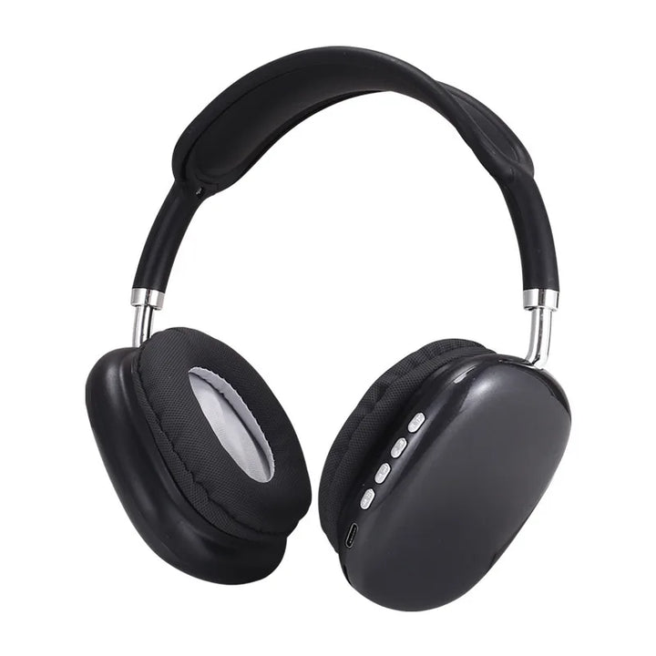 P9 Headphones Bluetooth Sem Fios com Cancelamento de Ruído – Auscultadores Over-Ear com Microfone para Desporto, Gaming e Apple
