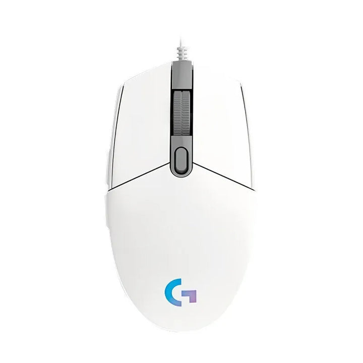 Logitech G102 Mouse USB Com Fio para Jogos – 8000 DPI com Efeito Óptico Rainbow