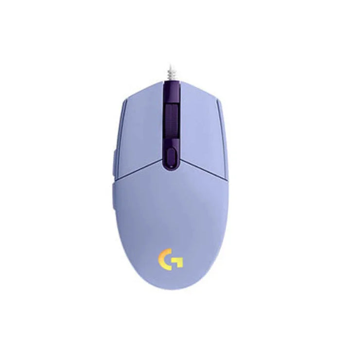 Logitech G102 Mouse USB Com Fio para Jogos – 8000 DPI com Efeito Óptico Rainbow