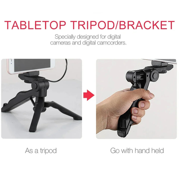 Kit Vlogging para Smartphone COOL DIER com Tripé, Suporte de Telemóvel, Microfone e Luz LED – Ideal para TikTok, YouTube e Lives
