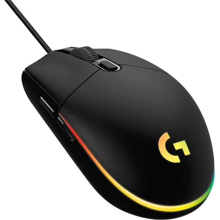 Logitech G102 Mouse USB Com Fio para Jogos – 8000 DPI com Efeito Óptico Rainbow