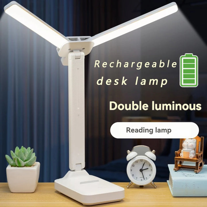Candeeiro LED Recarregável USB com 3 Níveis de Intensidade
