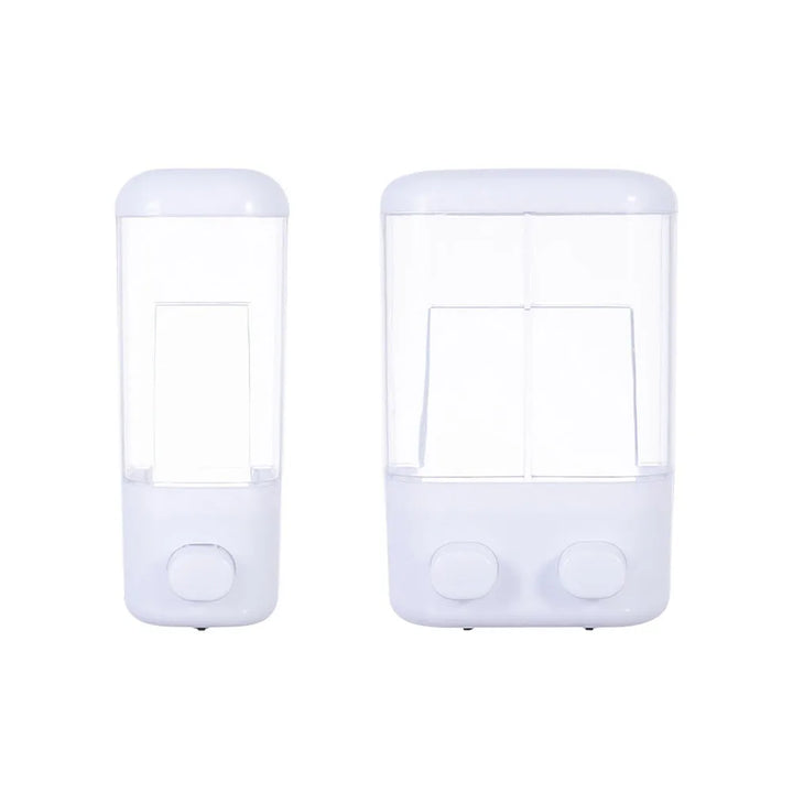 Dispenser de Sabonete Líquido 500/1000ml de Parede – Duplo ou Simples, Para Banheiro e Cozinha | Para Sabonete, Shampoo, Condicionador e Detergente