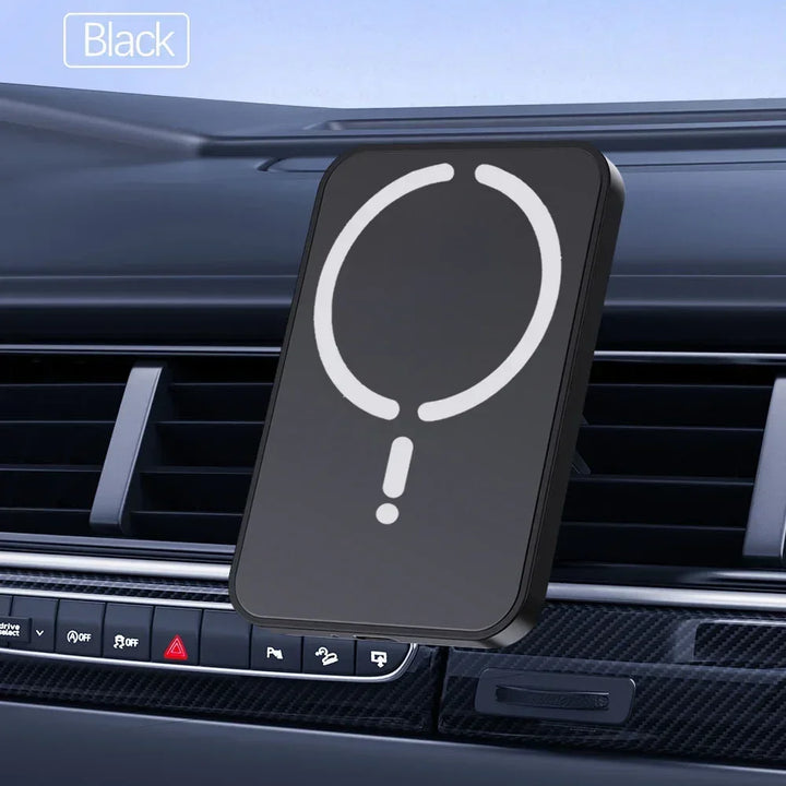 Suporte Carregador Wireless Magnético 100W para Carro – Compatível com iPhone 16/15/14/13/12 Pro Max – Suporte de Saída de Ar com Carregamento Rápido