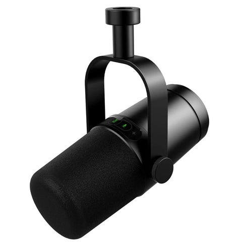 Microfone Dinâmico Profissional Cardioide – Ideal para Voz, Estúdio e Palco | Compatível com Shure SM7B