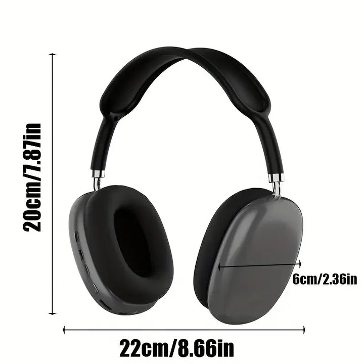 Auriculares Bluetooth Sem Fios para Gaming e Desporto com Cancelamento Ativo de Ruído e Som HiFi Estéreo