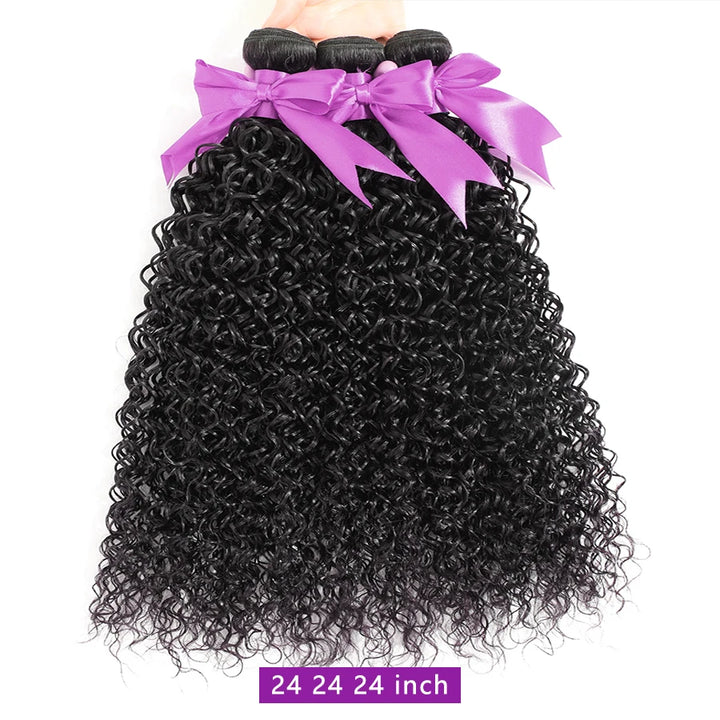 Extensões de Cabelo Natural 100% Humano – 20 a 22 Polegadas Onda de Água | Cabelo Brasileiro Cru, Espesso e de Alta Qualidade