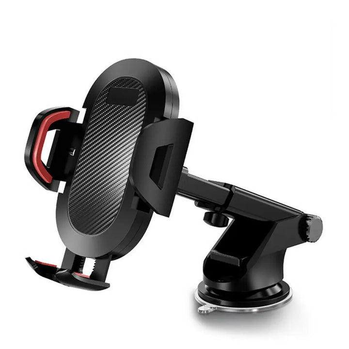 Suporte Universal para Telemóvel no Carro 360° Rotativo – Ventosa e Braço Retráctil para Todos os Smartphones