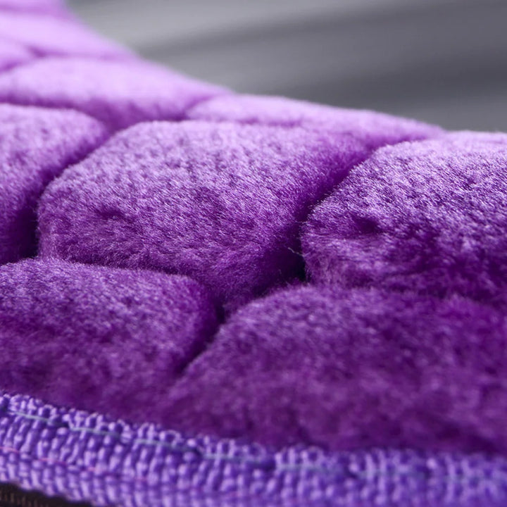 Capa de Assento de Sanita Macia para Inverno – Pelúcia Lavável e Quente | Universal O-Shape 37x44cm