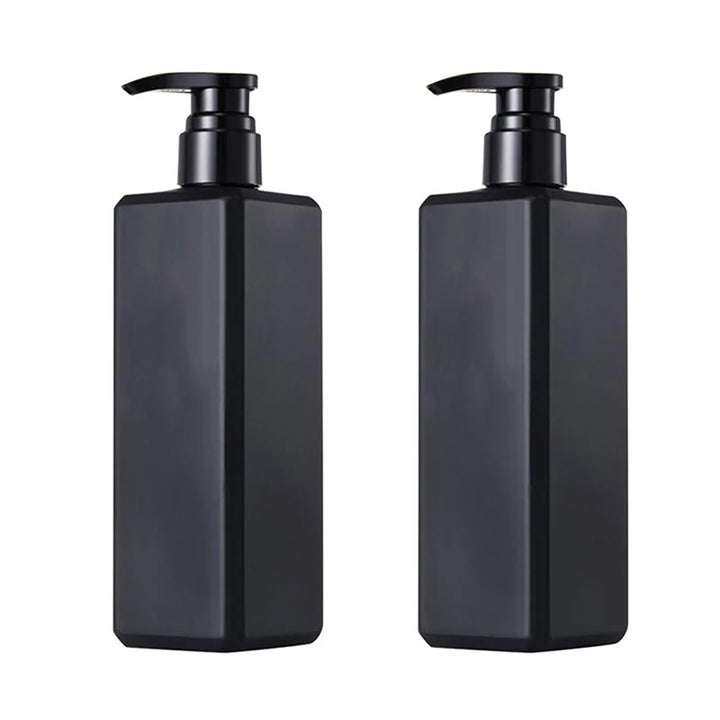 Kit de 1/2/4 Dispensadores de Sabão Líquido 500ml – Garrafa Plástica Reutilizável com Bomba para Banheiro e Cozinha