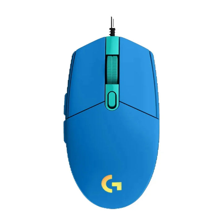Logitech G102 Mouse USB Com Fio para Jogos – 8000 DPI com Efeito Óptico Rainbow