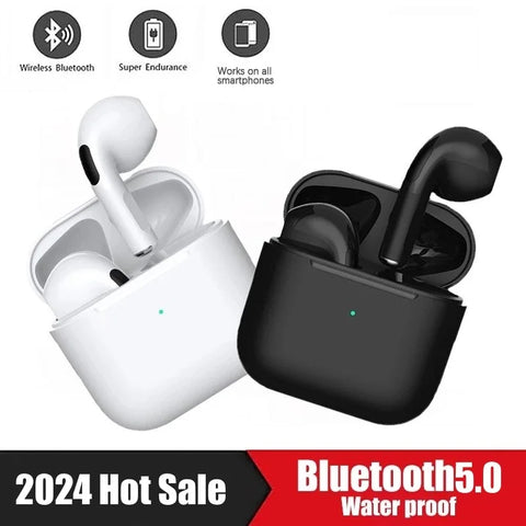 Auriculares Bluetooth TWS Air Pro com controlo tátil, cancelamento ativo de ruído, microfone integrado e resistência à água. Compatíveis com iPhone, Samsung e Xiaomi