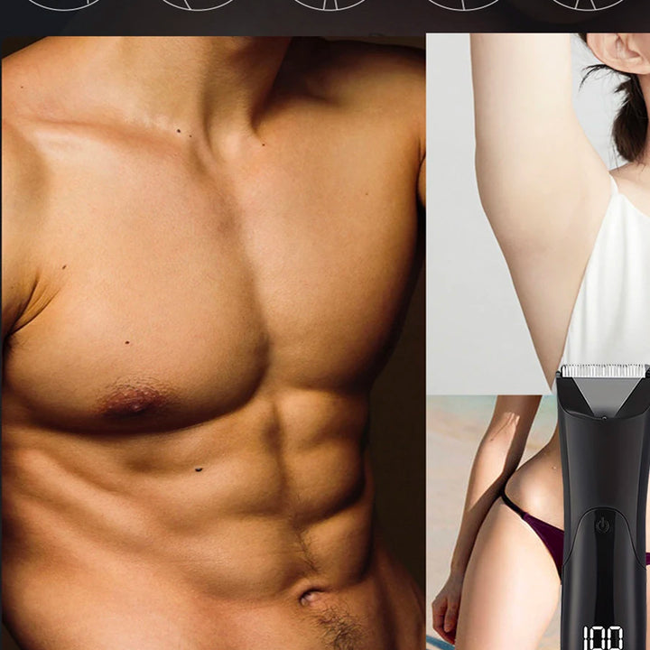 Aparador de Pelos Masculino 6 em 1 – Corpo, Rosto e Áreas Sensíveis