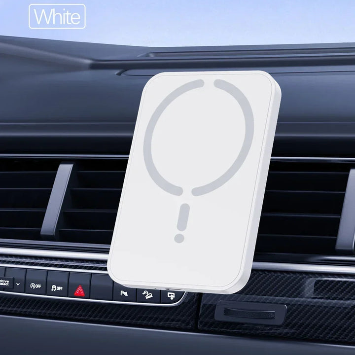 Suporte Carregador Wireless Magnético 100W para Carro – Compatível com iPhone 16/15/14/13/12 Pro Max – Suporte de Saída de Ar com Carregamento Rápido