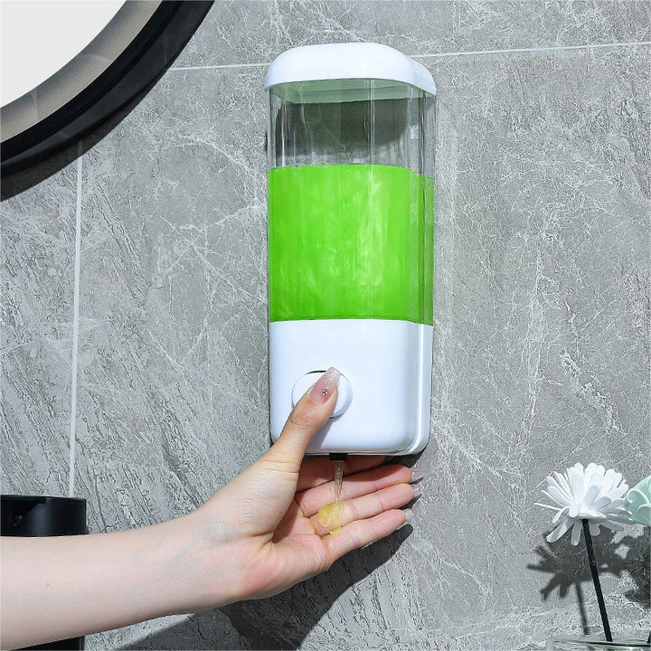 Dispenser de Sabonete Líquido 500/1000ml de Parede – Duplo ou Simples, Para Banheiro e Cozinha | Para Sabonete, Shampoo, Condicionador e Detergente