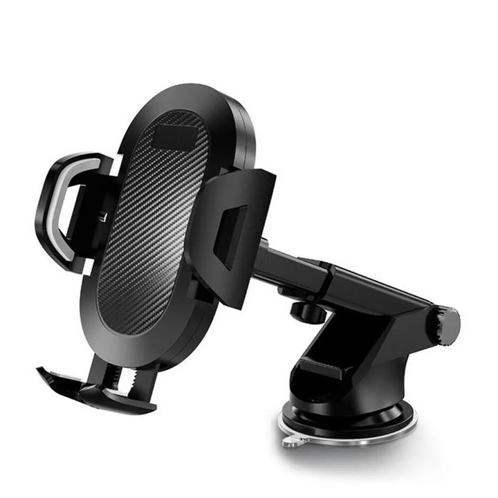 Suporte Universal para Telemóvel no Carro 360° Rotativo – Ventosa e Braço Retráctil para Todos os Smartphones