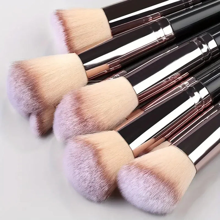 Conjunto de Pincéis de Maquilhagem Profissionais 3 a 20 Peças – Pincéis Suaves para Olhos, Base e Blush