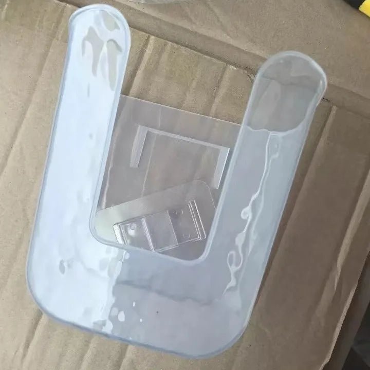 Suporte de Papel Higiénico Sem Furos – Caixa de Armazenamento Impermeável para Casa de Banho e Cozinha