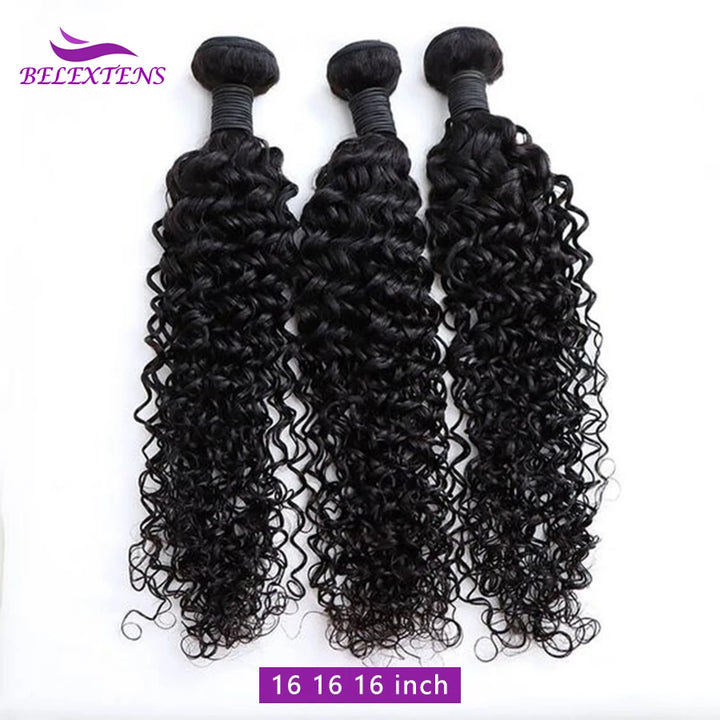 Extensões de Cabelo Natural 100% Humano – 20 a 22 Polegadas Onda de Água | Cabelo Brasileiro Cru, Espesso e de Alta Qualidade