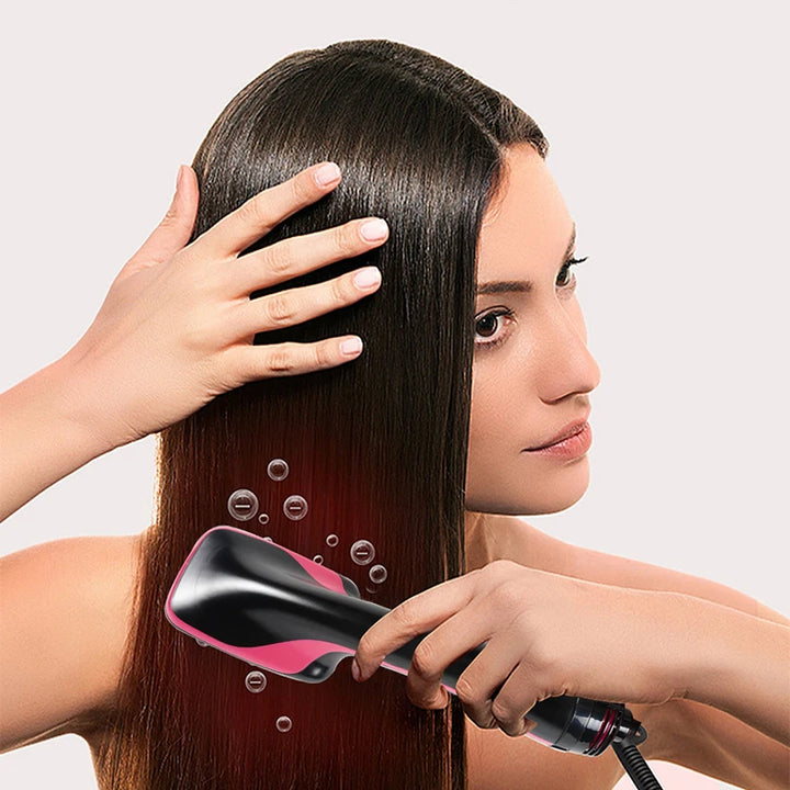 Escova Secadora e Modeladora 5 em 1 – Alisador, Modelador, Secador e Volumizador de Cabelo com Íons Elétricos