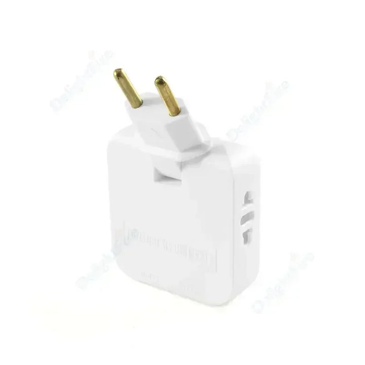 Adaptador de Tomada 4 em 1 com USB e Tipo C – Plug Europeu Giratório 180° | Extensor de Energia para Viagem e Uso Doméstico