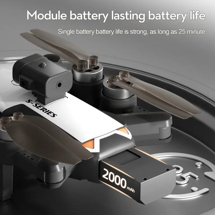 Drone Lenovo S2S 8K com Câmera Dupla, GPS e Evitação de Obstáculos 360º – Drone Profissional Brushless com 45min de Voo e Estabilização EIS