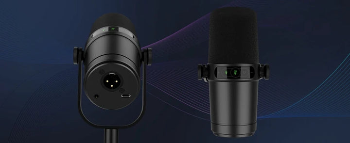 Microfone Dinâmico Profissional Cardioide – Ideal para Voz, Estúdio e Palco | Compatível com Shure SM7B