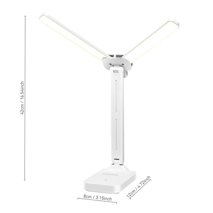 Candeeiro LED Recarregável USB com 3 Níveis de Intensidade