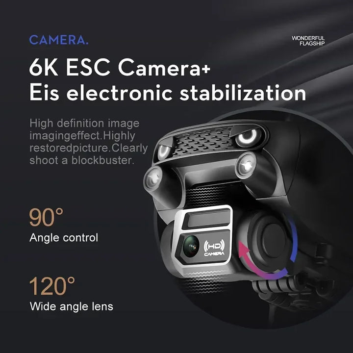 Drone Lenovo S2S 8K com Câmera Dupla, GPS e Evitação de Obstáculos 360º – Drone Profissional Brushless com 45min de Voo e Estabilização EIS