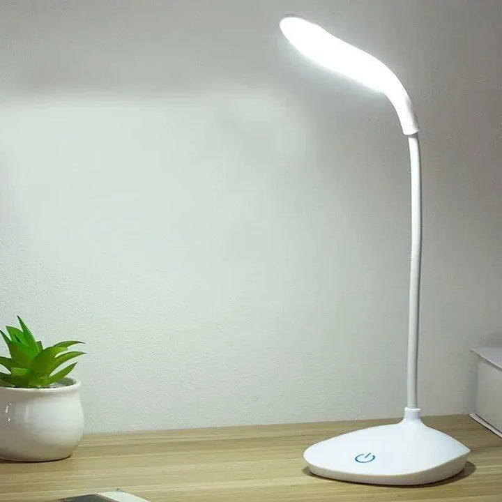 Candeeiro LED Recarregável USB com Controlo Tátil e Intensidade Ajustável