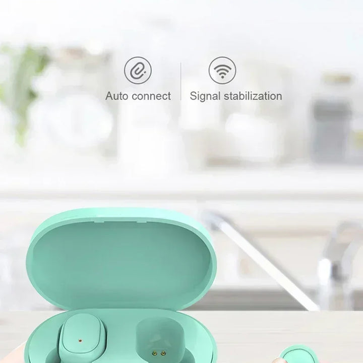 Auriculares A6S TWS Bluetooth 5.1 – In-Ear Sem Fios com Microfone, Cancelamento de Ruído, Touch Control, À Prova de Água