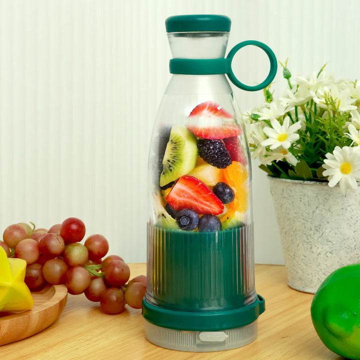 Liquidificador Portátil USB Recarregável 350ml para Smoothies e Sumos Naturais
