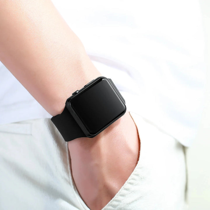 Relógio Digital LED Unissexo com Pulseira de Silicone – Estilo Desportivo e Casual