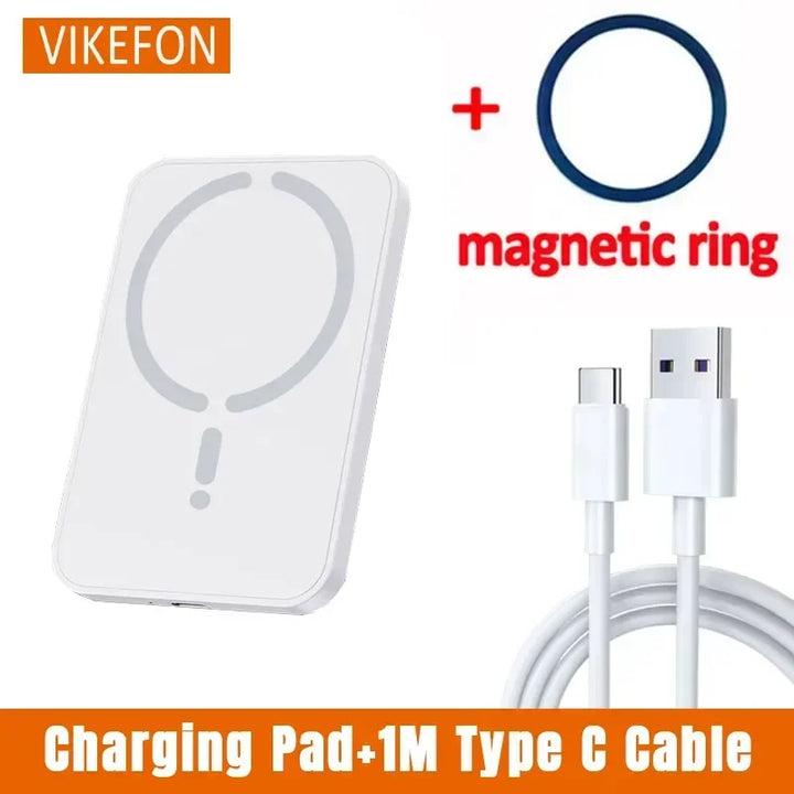 Suporte Carregador Wireless Magnético 100W para Carro – Compatível com iPhone 16/15/14/13/12 Pro Max – Suporte de Saída de Ar com Carregamento Rápido