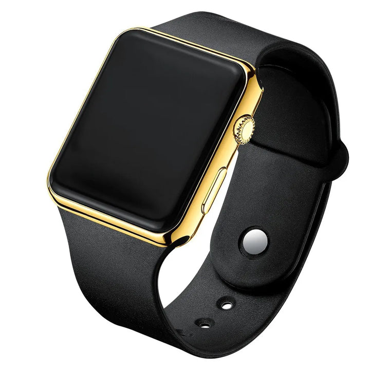 Relógio Digital LED Unissexo com Pulseira de Silicone – Estilo Desportivo e Casual