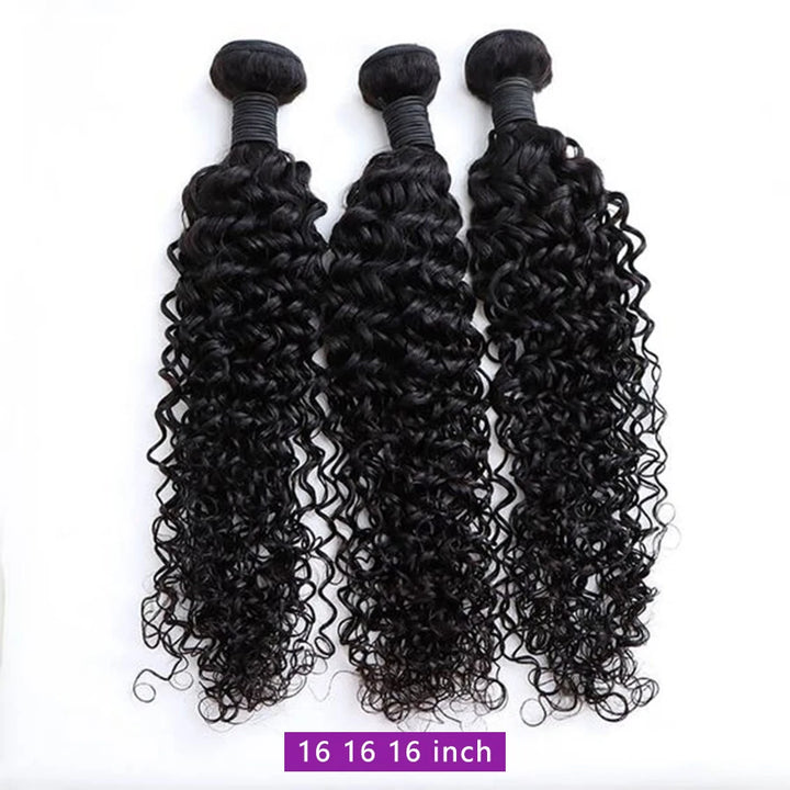 Extensões de Cabelo Natural 100% Humano – 20 a 22 Polegadas Onda de Água | Cabelo Brasileiro Cru, Espesso e de Alta Qualidade